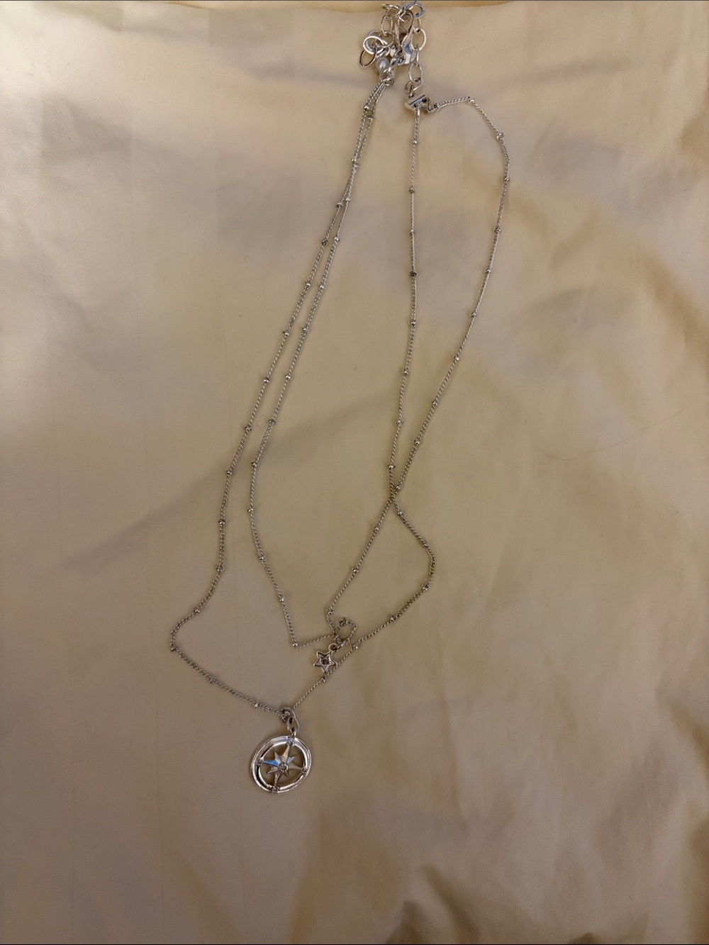 5 for $25! Vera Bradley Delicate Silver Star Compass Pendant Necklace - Women